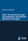 Buchcover Das Verantwortungsverständnis deutscher Spitzenmanager
