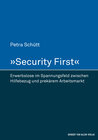 Buchcover "Security First"