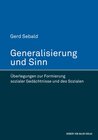 Generalisierung und Sinn width=