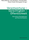 Buchcover Verantwortung – Gerechtigkeit – Öffentlichkeit