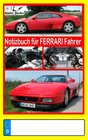 Buchcover Notizbuch für Ferrari-Fahrer