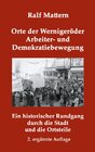 Buchcover Orte der Wernigeröder Arbeiter- und Demokratiebewegung