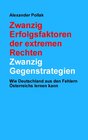 Buchcover Zwanzig Erfolgsfaktoren der extremen Rechten: Zwanzig Gegenstrategien