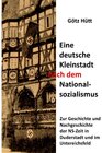 Buchcover Eine deutsche Kleinstadt nach dem Nationalsozialismus
