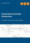 Buchcover Universale Formel des Universums