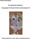 Buchcover 70 zeitkritische Gedichte - Anregungen für Staat, Kirchen und das eigene Ich