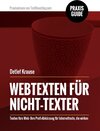 Buchcover Webtexten für Nicht-Texter