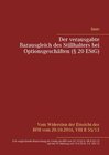 Buchcover Der verausgabte Barausgleich des Stillhalters bei Optionsgeschäften (§ 20 EStG)