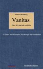 Buchcover Vanitas