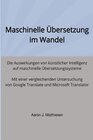 Buchcover Maschinelle Übersetzung im Wandel