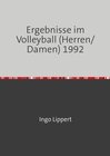 Buchcover Sportstatistik / Ergebnisse im Volleyball (Herren/Damen) 1992