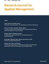 Buchcover Research Journal for Applied Management - Jg. 1, Heft 1