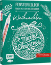 Buchcover Vorlagenmappe Fensterbilder malen mit dem Kreidemarker – Weihnachten – Merry Christmas