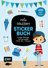 Buchcover Das Stickerbuch zum Schulstart (blau)