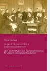 Buchcover August Pieper und der Nationalsozialismus