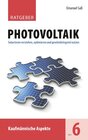 Buchcover Ratgeber Photovoltaik, Band 6