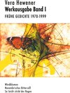 Buchcover Werkausgabe Band I. Frühe Gedichte 1970-1999