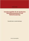 Buchcover Formulierungshilfen für die Strukturierte Informationssammlung SIS und Maßnahmenplanung