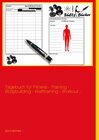 Buchcover Tagebuch für Fitness - Training - Bodybuilding - Krafttraining - Workout - XXL