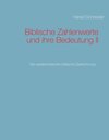 Buchcover Biblische Zahlenwerte und ihre Bedeutung II