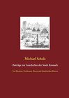 Buchcover Beiträge zur Kronacher Stadtgeschichte