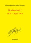 Buchcover Briefwechsel I