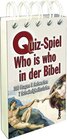 Buchcover Quiz-Spiel who is who in der Bibel
