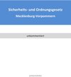 Buchcover Gesetz über die öffentliche Sicherheit und Ordnung in Mecklenburg-Vorpommern