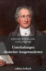 Buchcover Unterhaltungen deutscher Ausgewanderten