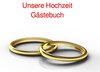 Buchcover Unsere Hochzeit Gästebuch