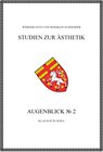 Buchcover Werner Otto von Boehlen-Schneider: Studien zur Ästhetik / Augenblick No. 2