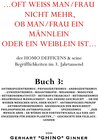 Buchcover ...oft weiß man/frau mehr, ob man/frau ein Männlein oder ein Weiblein ist... / ...oft weiß man/frau mehr, ob man/frau ei