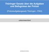 Buchcover Polizeiaufgabengesetz Thüringen (PAG Thüringen)