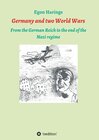 Buchcover Germany and two World Wars
