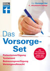 Buchcover Das Vorsorge-Set: Der Ratgeber - aktualisierte Auflage 2022 - Mit Formularen und Ausfüllhilfen