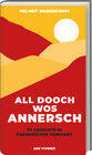 Buchcover All Dooch wos annersch (eBook)