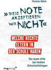 Buchcover Diese Note akzeptieren wir nicht