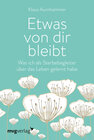 Buchcover Etwas von dir bleibt