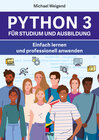 Buchcover Python 3 für Studium und Ausbildung