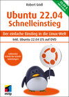 Buchcover Ubuntu 22.04 Schnelleinstieg