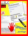 Buchcover Lärmprotokoll-Tagebuch bei Lärmbelästigung und Ruhestörung
