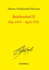 Buchcover Briefwechsel II