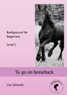 Buchcover To go on horseback