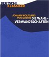 Buchcover Die Wahlverwandtschaften