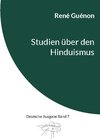 Buchcover Studien über den Hinduismus