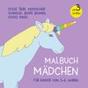 Buchcover Malbuch Mädchen für Kinder von 3-6 Jahren
