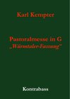 Buchcover Kempter: Pastoralmesse in G. Kontrabass