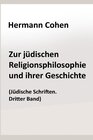 Buchcover Zur jüdischen Religionsphilosophie und ihrer Geschichte