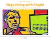 Buchcover „People are People“ / an oversized pocketbook on Negotiating with People – an installation and compilation of thoughts o