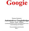 Buchcover Design / Automobil / Googiedesign / Automotives der 50er Jahre: Gestern – Heute – Morgen
